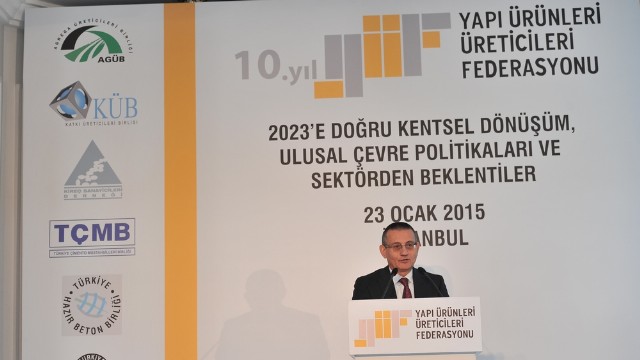 YÜF: "2023'e Doğru Kentsel Dönüşüm, Ulusal Çevre Politikaları ve Sektörden Beklentiler"