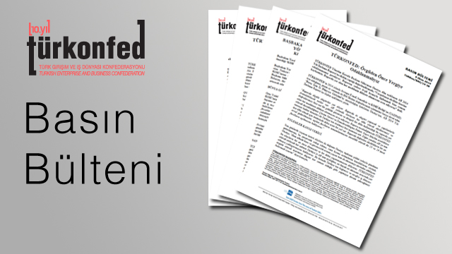 TÜRKONFED 2015 Milletvekili Genel Seçimleri Basın Bülteni yansımaları