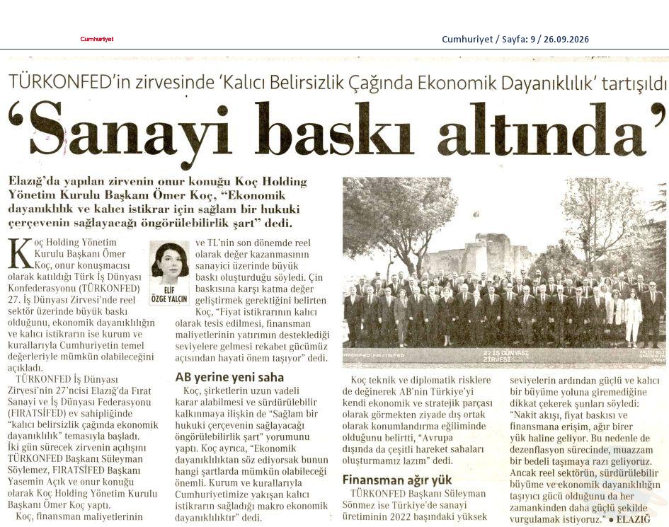 TÜRKONFED 27. İş Dünyası Zirvesi - 16