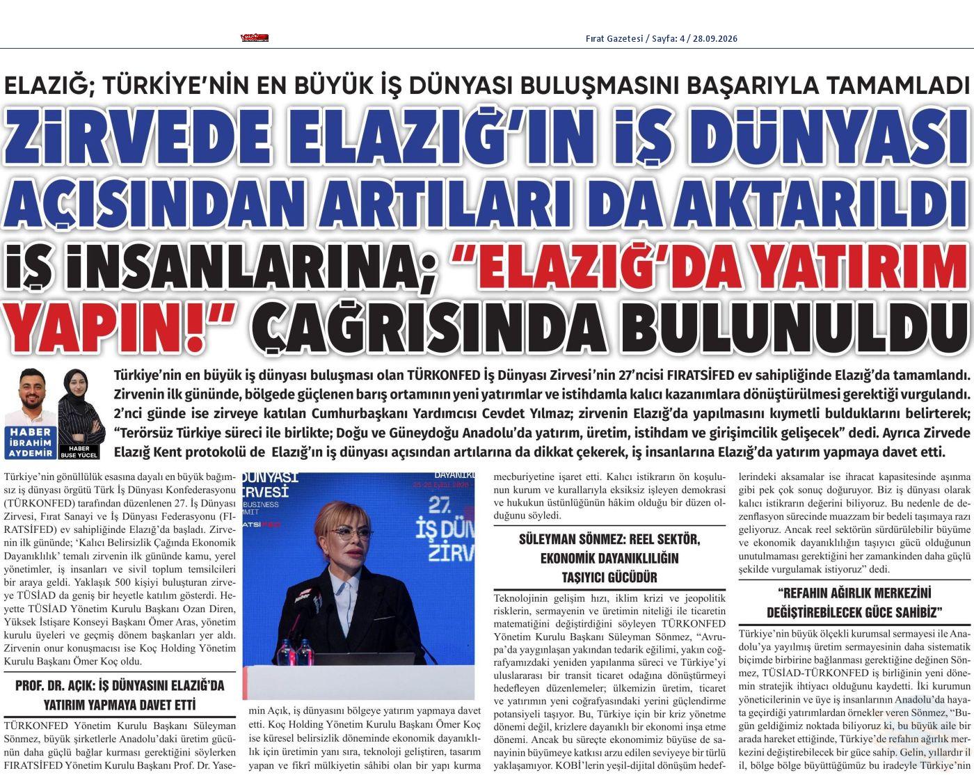TÜRKONFED 27. İş Dünyası Zirvesi - 28