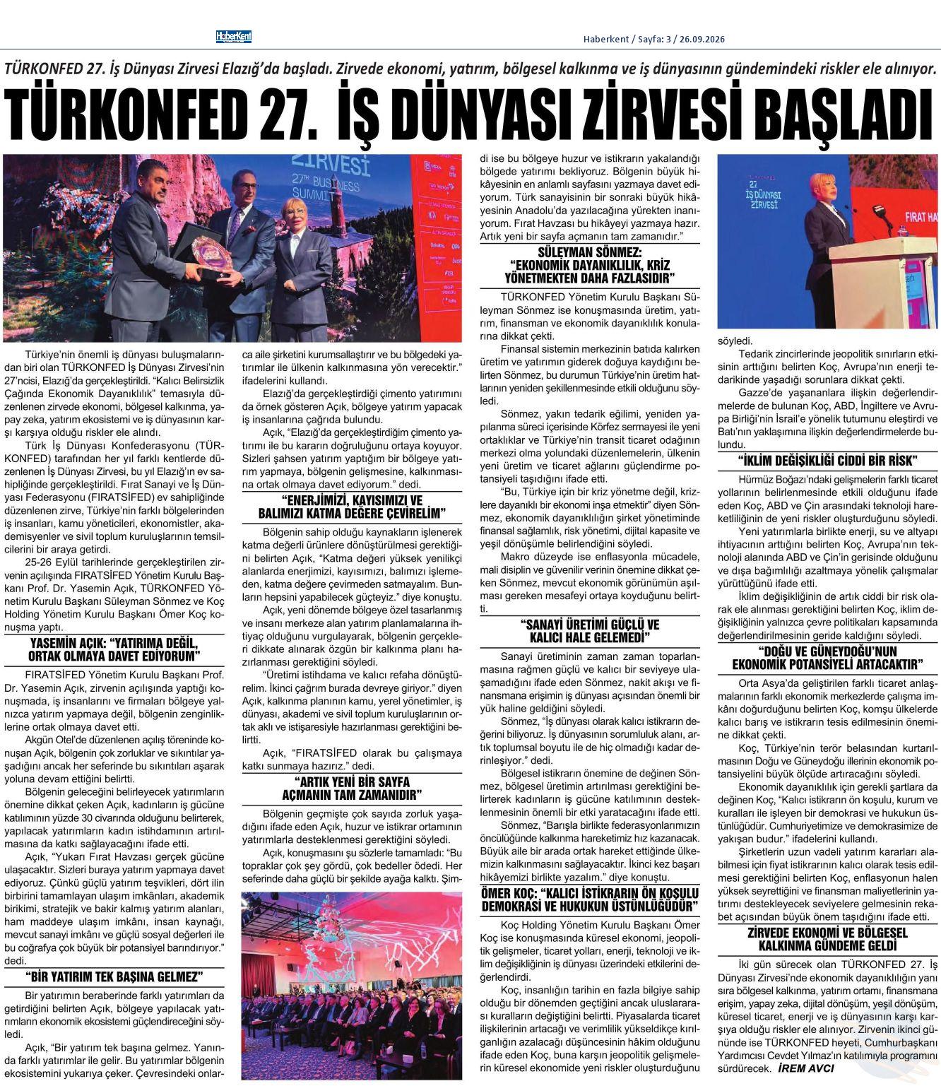 TÜRKONFED 27. İş Dünyası Zirvesi - 39