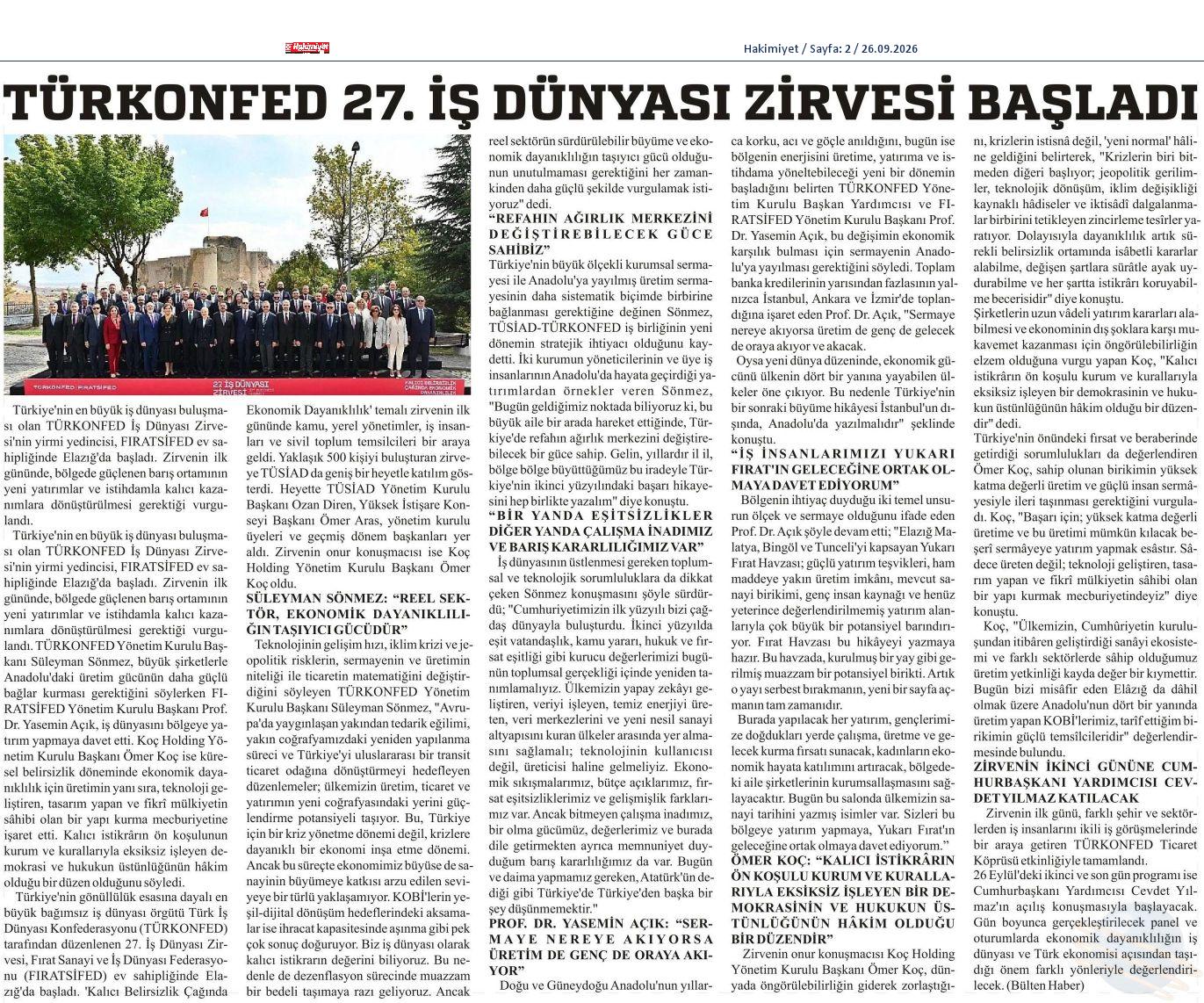 TÜRKONFED 27. İş Dünyası Zirvesi - 42