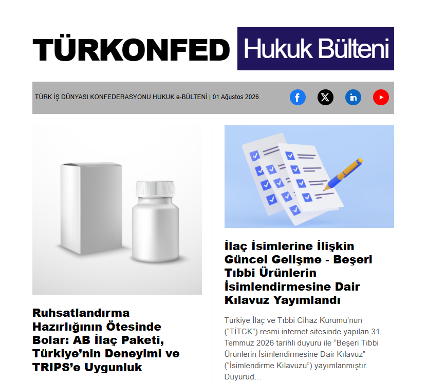 Hukuk Bülteni Ağustos 2026